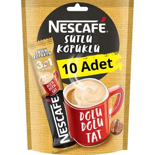 Nescafe 3ü1 Arada Sütlü Köpüklü 17,4 Gr