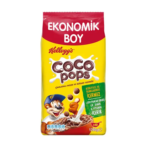 Cocopops Mısır Gevreği Çikolatalı 1.2 Kg