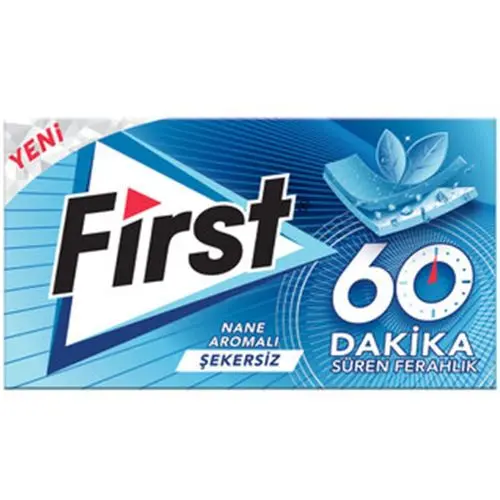 First 60Dk Nane Aromalı Sakız 27 Gr