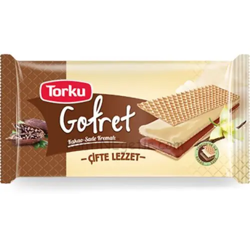 Torku Gofret Kakao Vanilya Kremalı 142 GR