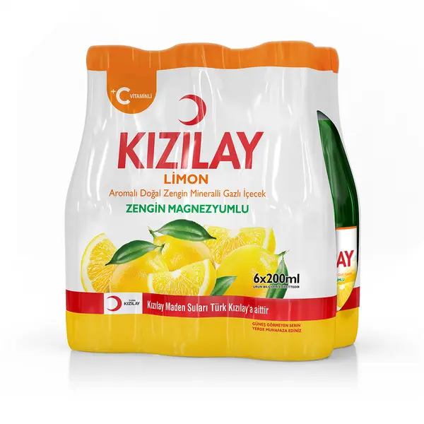 Kızılay Limon Aromalı Maden Suyu 1200 Ml