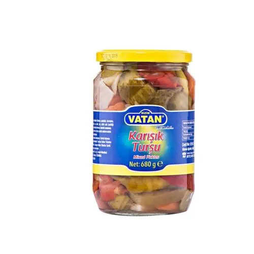 Karışık Turşu Bizim Vatan 680 Gr