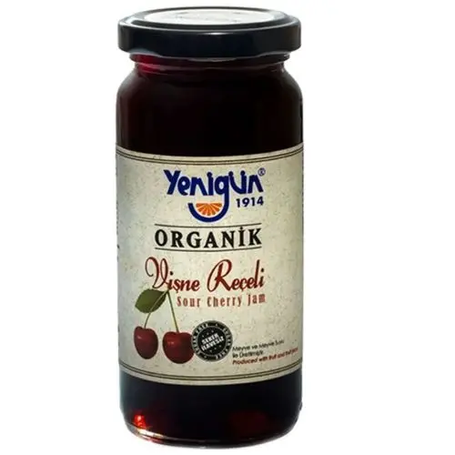 Yenigün Organik Vişne Reçeli 290 Gr
