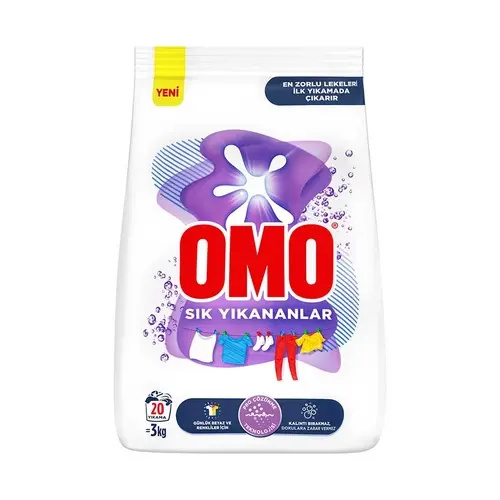 Toz Det. 3 Kg Sık Yıkananlar Omo