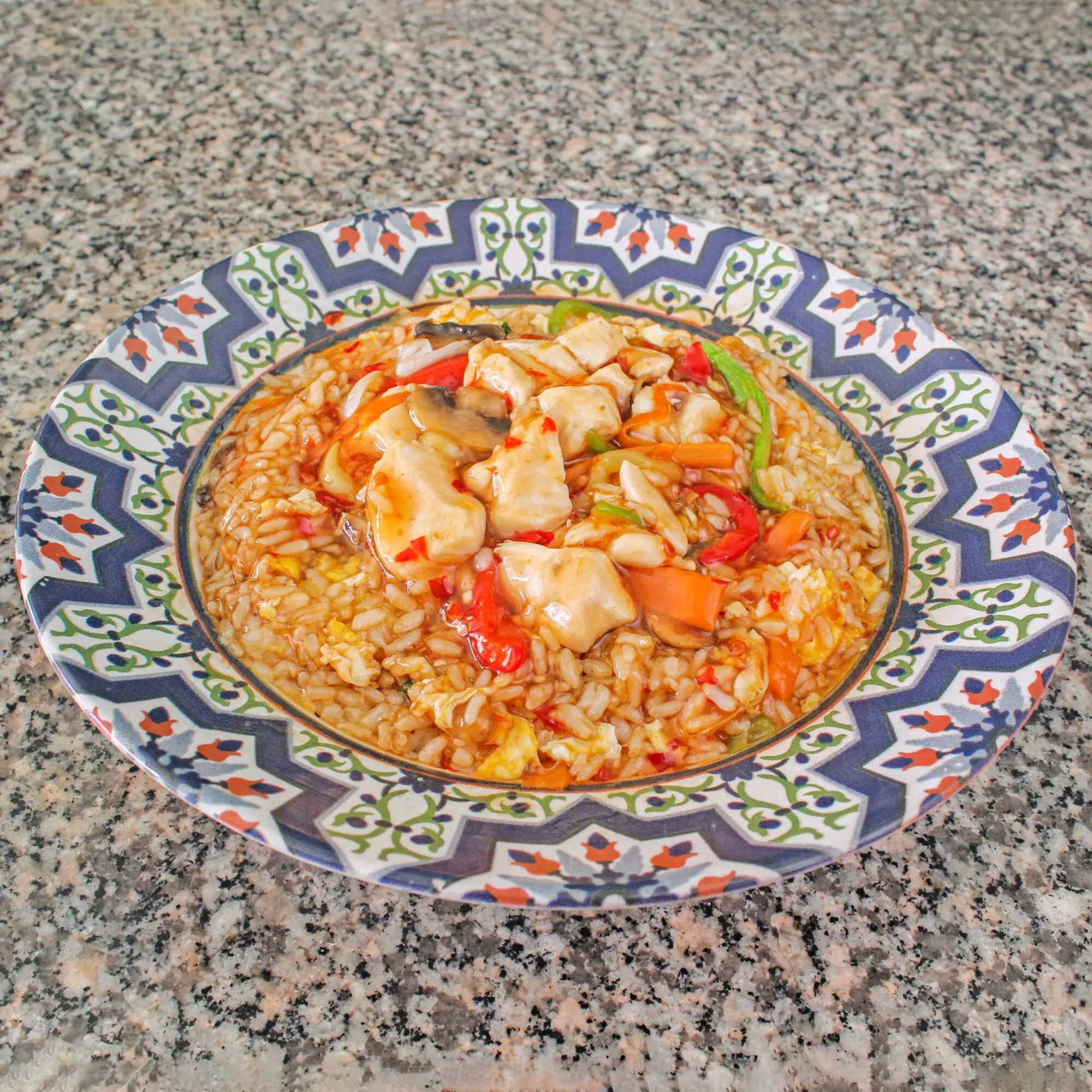 Sweet Chilli Tavuk & Pilav