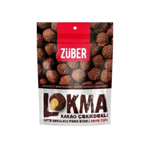 Züber Lokma Kakao Çekirdekli Fındık Ezmeli 96 Gr