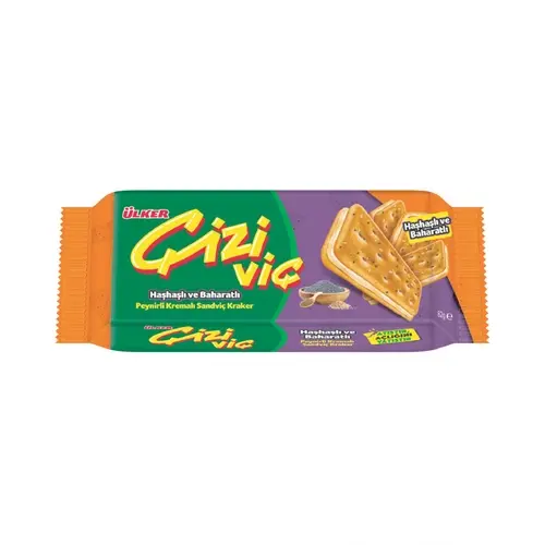 Çiziviç Kraker Haşhaşlı Baharatlı 82 Gr