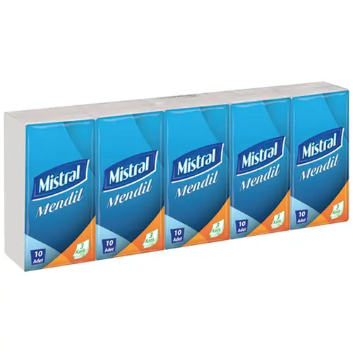 Mistral Kağıt Mendil 3 Katlı 10lu Adet