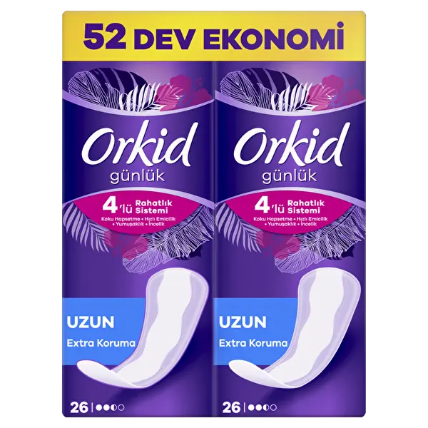 Orkid Günlük Koruma Eko Uzun 52 Adet