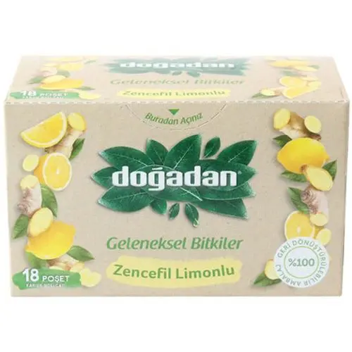 Doğadan Zencefil Limonlu Bitki Çayı 18li 35 G