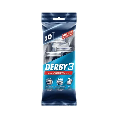 Derby Samurai Tıraş Bıçağı 3 Bıçaklı 10 Adet