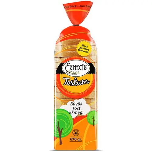 Ekmecik Büyük Tost Ekmeği 670 Gr