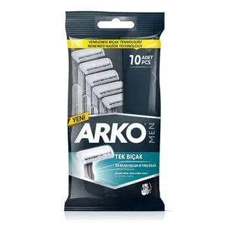 Arko Men Tek Bıçak Tıraş Bıçağı 10 Adet