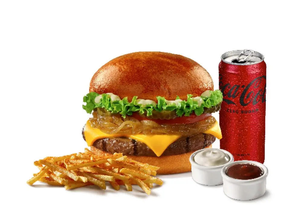 Cheeseburger Menü