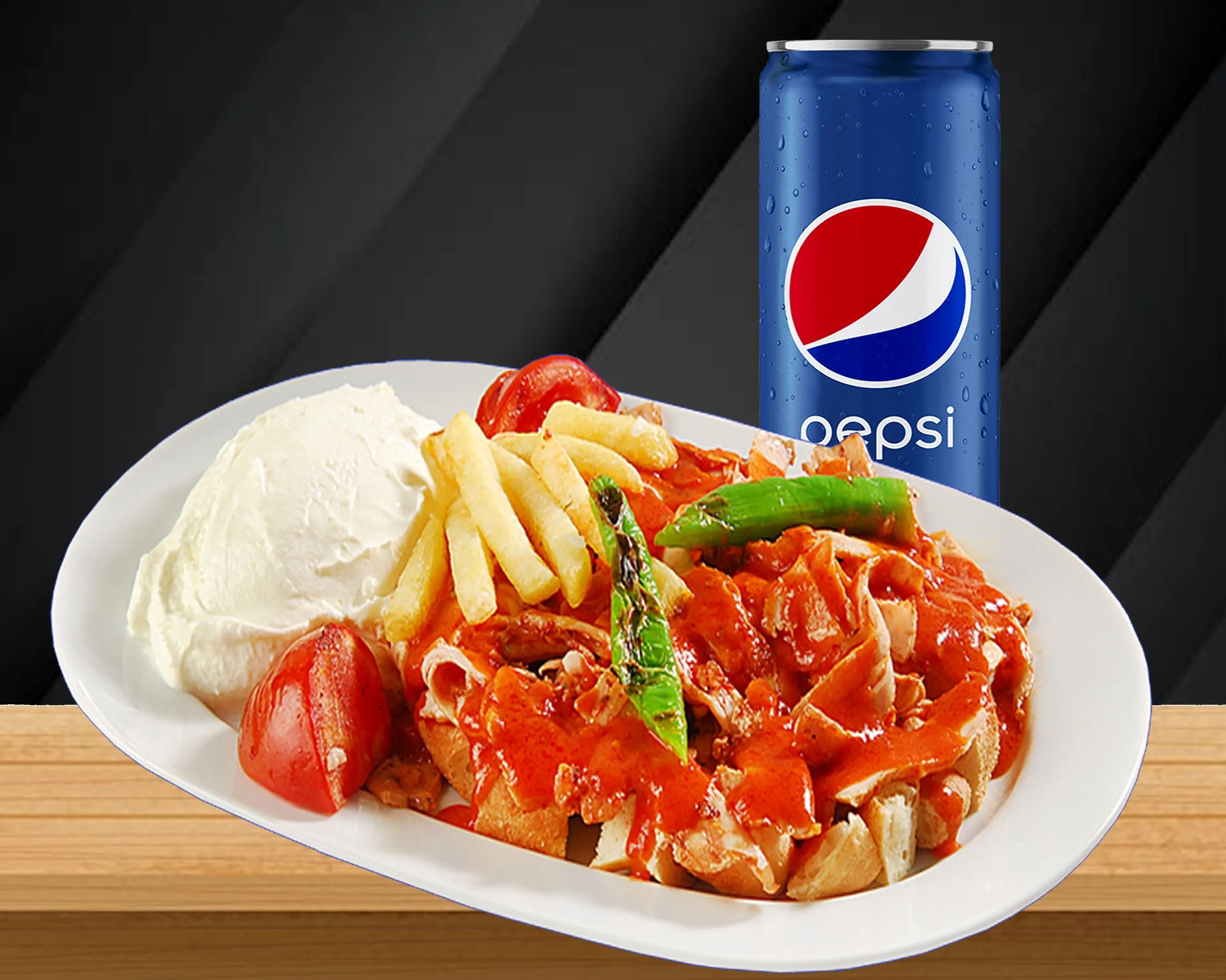 İskender (Tavuk Dönerden) Menü