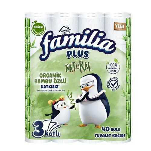 Familia Plus Natural Tuvalet Kağıdı 40 Adet