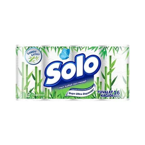 Solo Tuvalet Kağıdı 2 Katlı Bambu 16 Adet