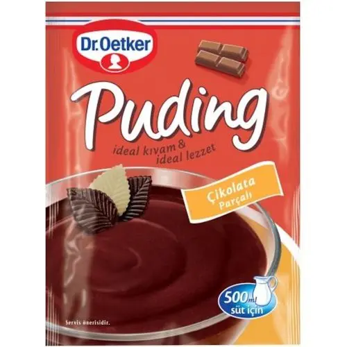 Dr.Oetker Puding Çikolata Parçalı 115 Gr