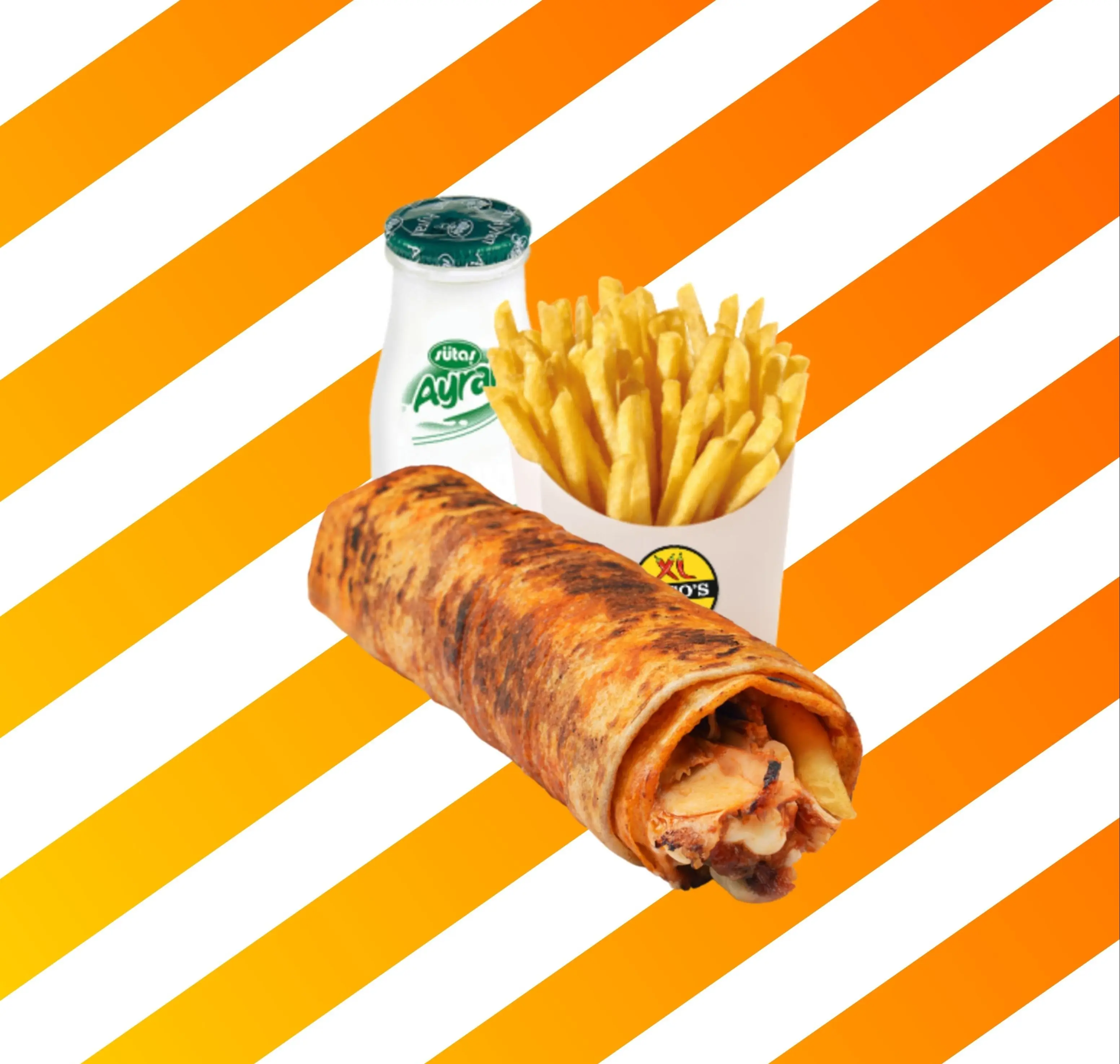 XL Et Döner (150 gr.) Menü
