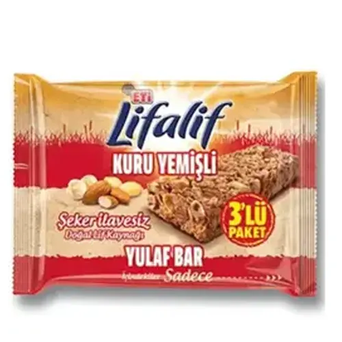 Eti Lifalif Kuru Yemişli 3 Adet Yulaf Bar 105 Gr