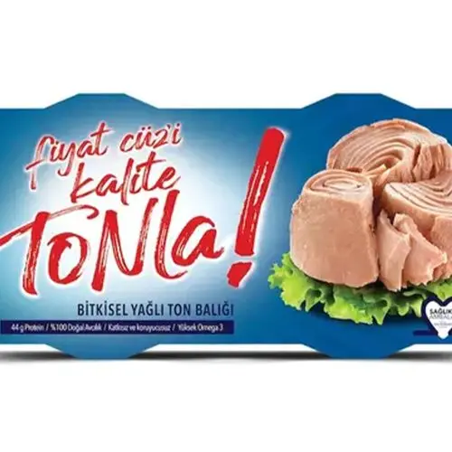 Kalite Tonla Ayçiçek Yağlı Ton Balığı 2*150g