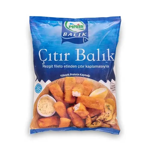 Pınar Dondurulmuş Dondurulmuş Çıtır Balık Kroket 400 Gr