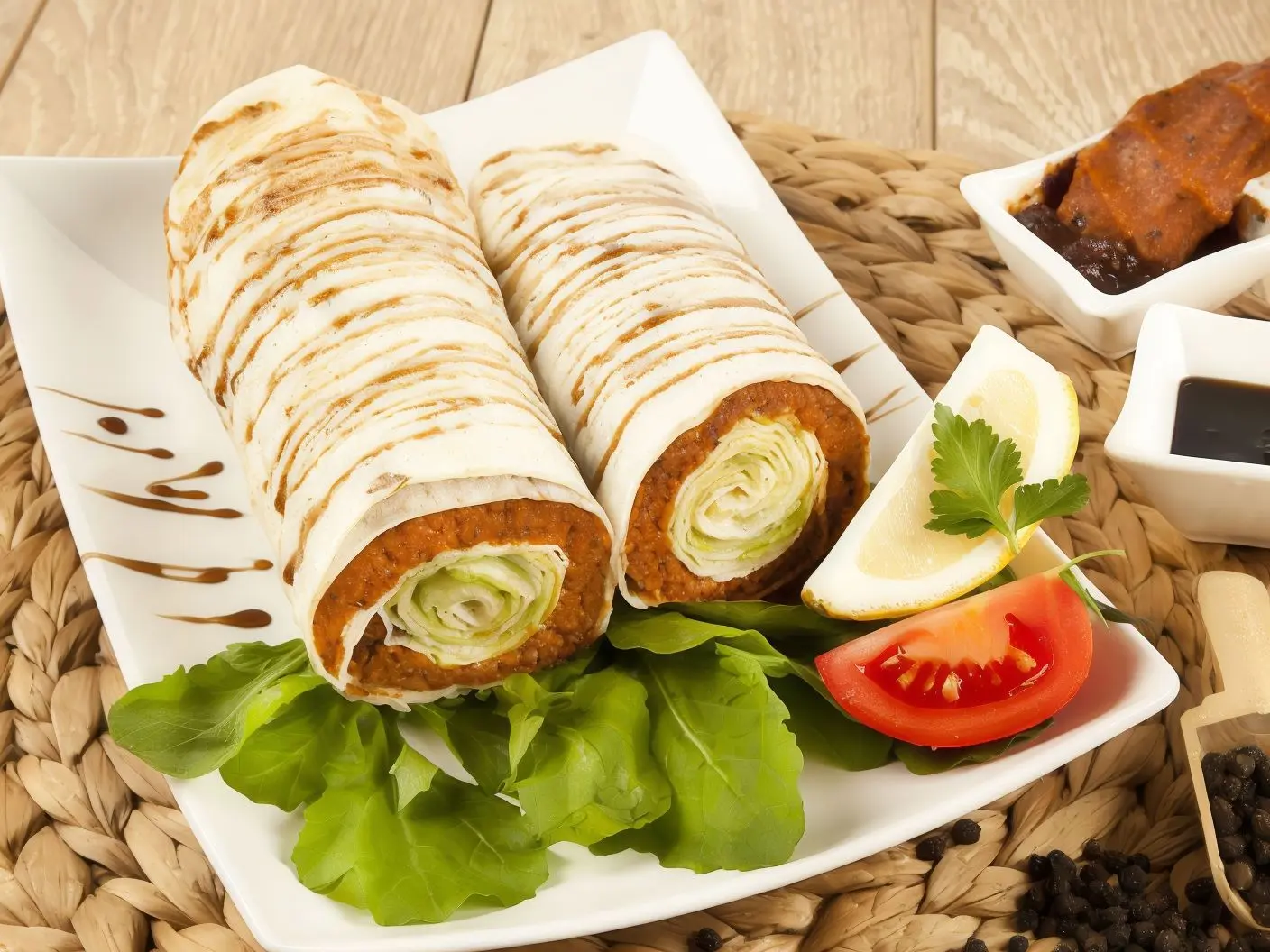 Mega Çiğ Köfte Dürüm (125 gr.)