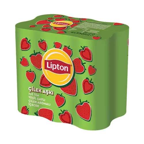Lipton Buzlu Çay Çilek 6 x 330 Ml
