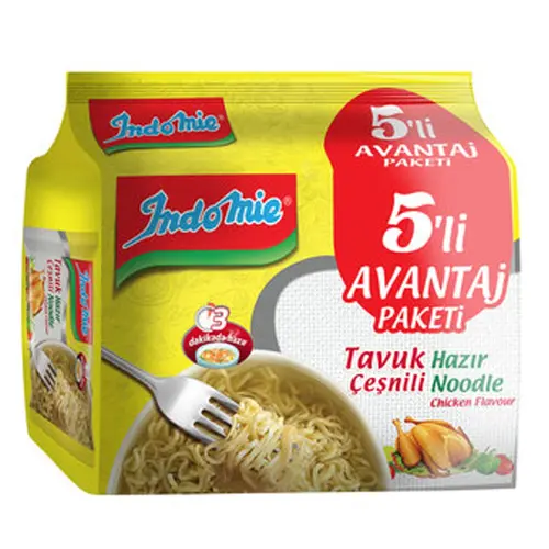 Indomie Tavuklu Hazır Noodle 5 Adet