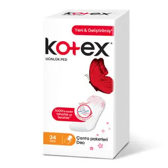 Kotex İnce Günlük Parfümlü 34 Adet