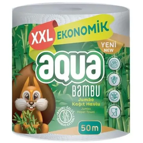 Aqua Kağıt Havlu Dev Bambu Adet
