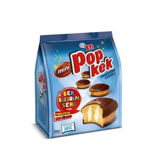 Kek Mini Hindistan Cevizli 180 Gr Popkek Eti