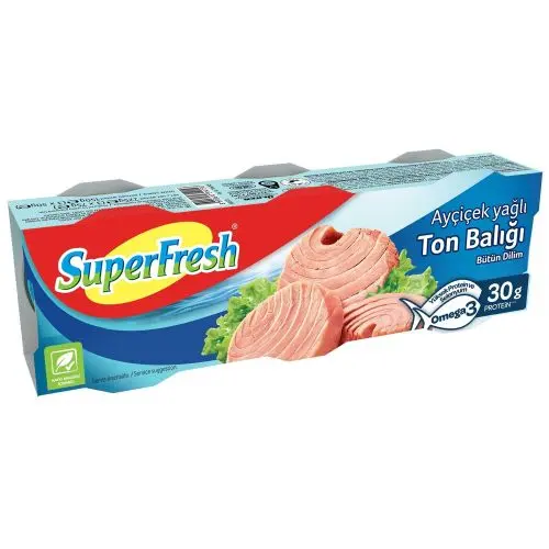 Superfresh Ayçiçek Yağlı Ton Balığı 3 x 75 Gr