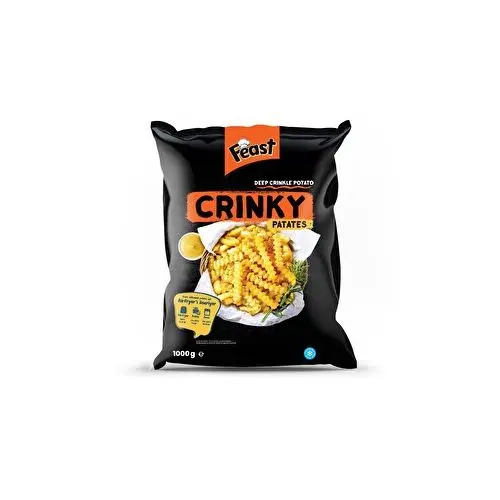 Feast Dondurulmuş Patates Crinky 1