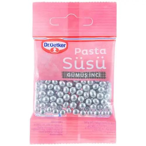 Dr.oetker Dekor Pas.süsü Gümüş Inciler10