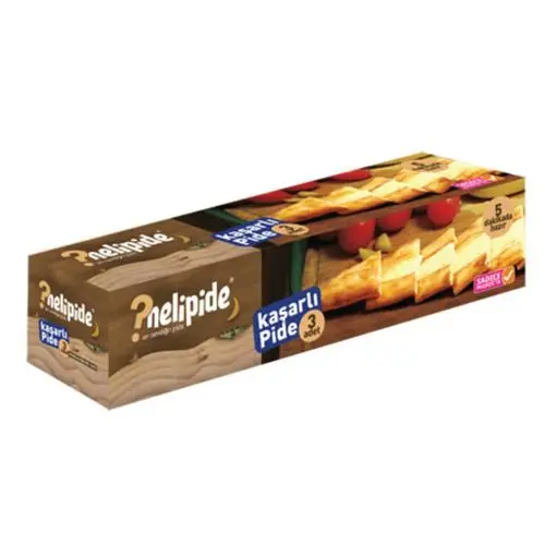Nelipide Kaşarlı Pide 3 Adet 375 Gr