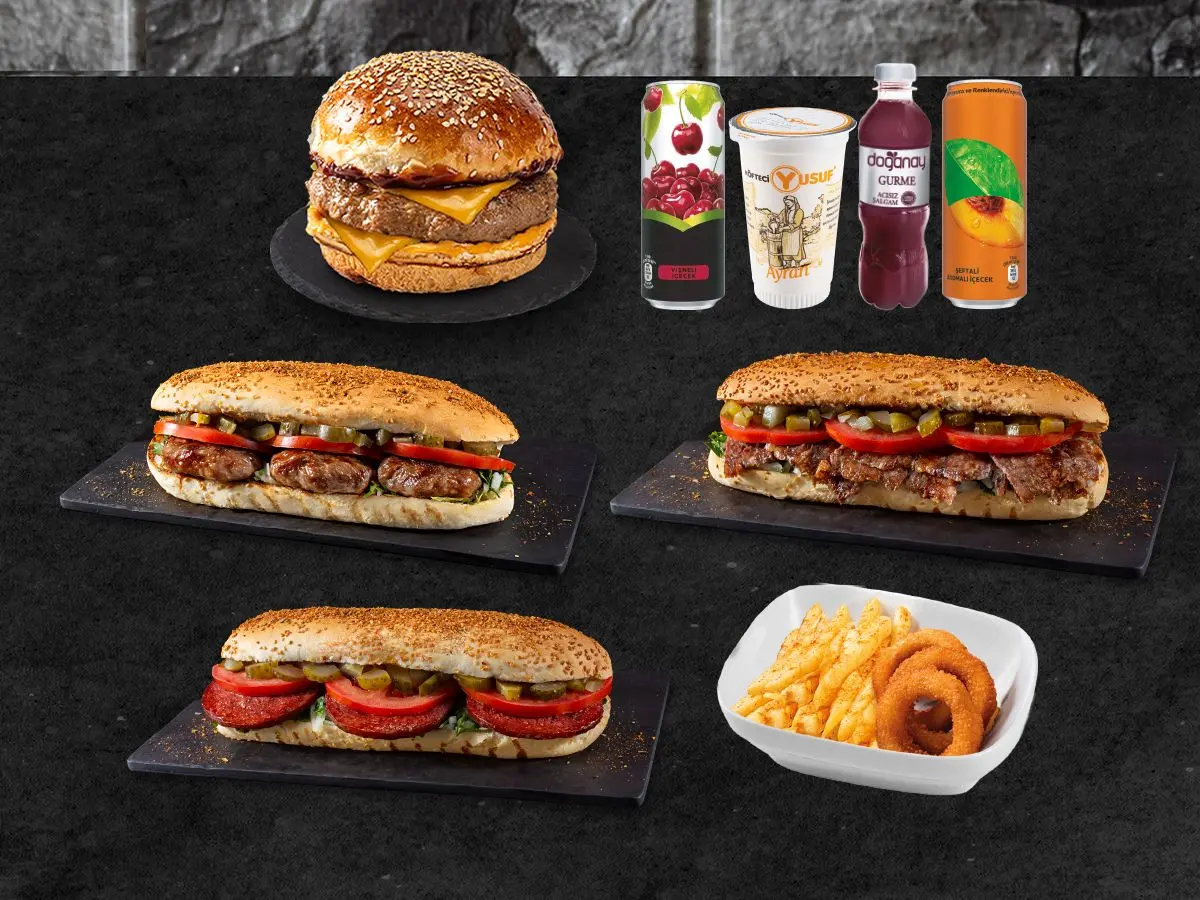Hoşgeldin Menüsü Ekmek Arası Yarım Porsiyon