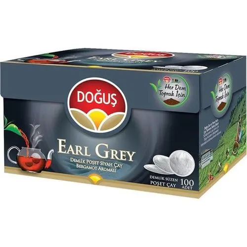 Doğuş Çay Demlik Poşet Earl Grey 100 Adet 320 Gr