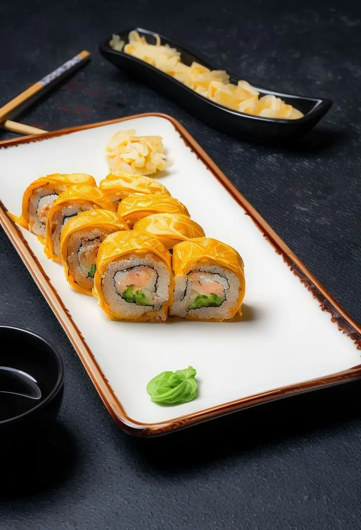Rosu Dragon Roll (8 Adet)