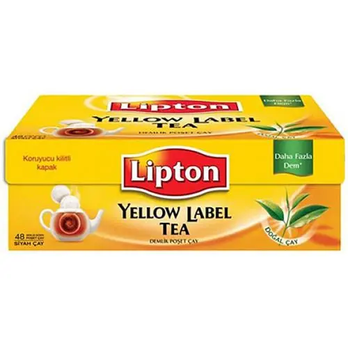 Lipton Çay Demlik Poşet Yellow Label 48 Adet 153 Gr