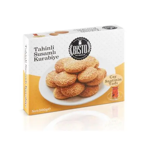 Bisto Tahinli Susamlı Kurabiye 500 Gr