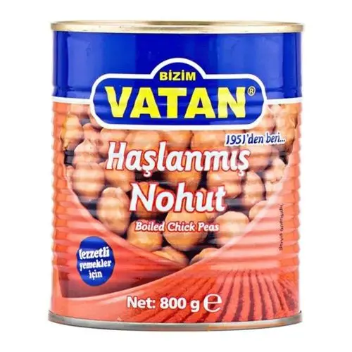 Haşlanmış Nohut 800 G Bizim Vatan