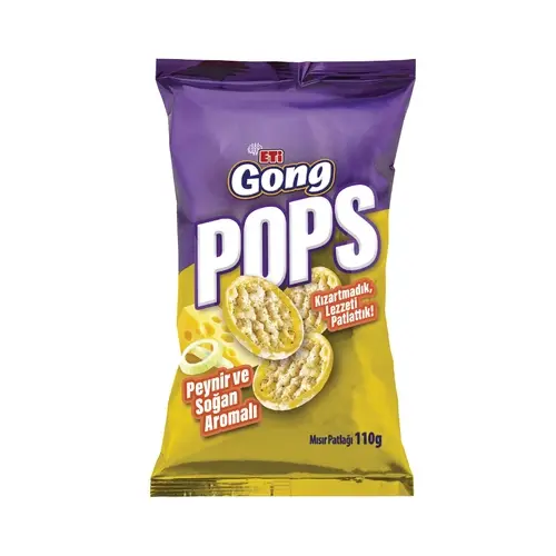 Gong Pops Mısır & Pirinç Patlağı Peynirli Soğanlı 110 Gr