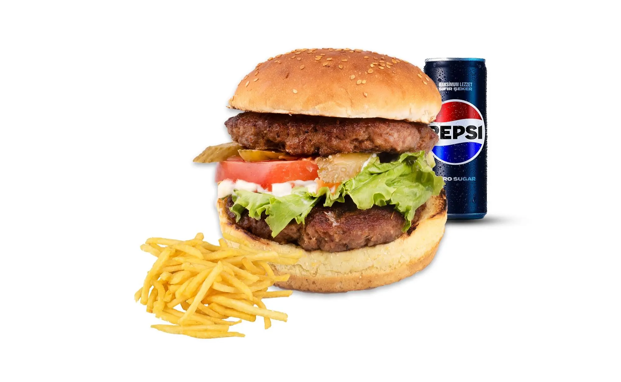 İso Double Hamburger Menü