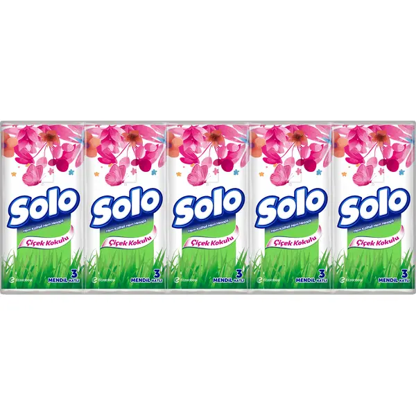 Solo Kağıt Mendil 3 Katlı 10 Adet