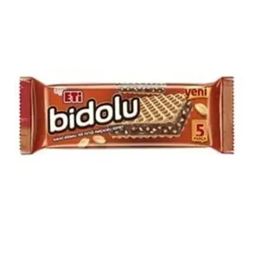 Eti Bidolu Kakao Kremalı Yer Fıstıklı Gofret 81 Gr