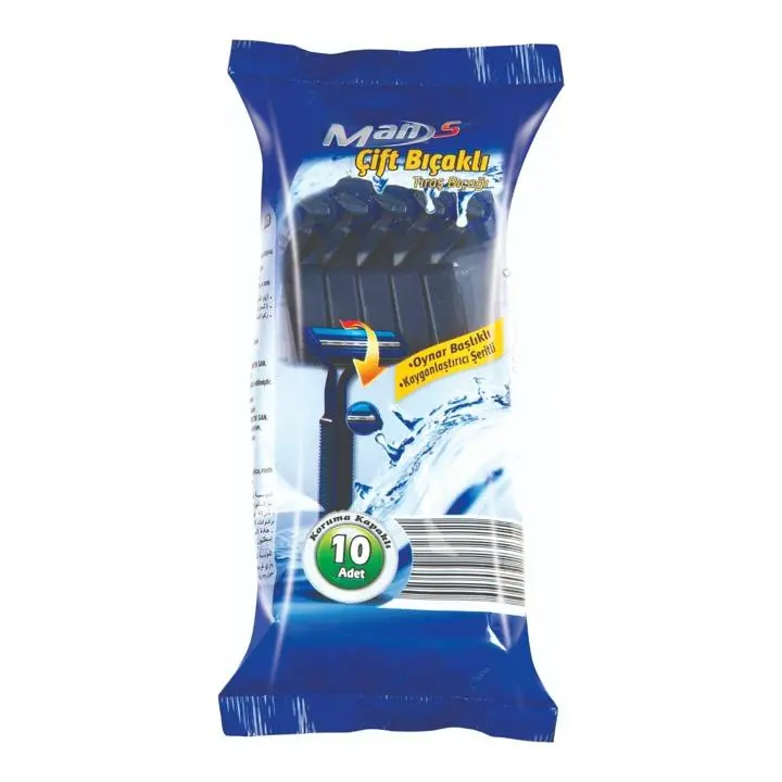 Man's 2 Bicakli Tiras Bicagi 10lu Adet
