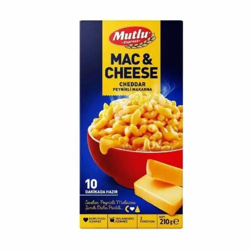 Mutlu Mac&Cheese Makarna 210 Gr