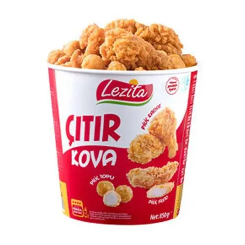 Lezita Dondurulmuş Piliç Çıtır Kova 850 GR