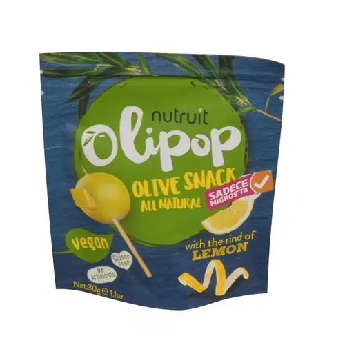 Nutruit Olipop Limon Kabuğu Dolgulu Yeşil Zeytin 30 Gr